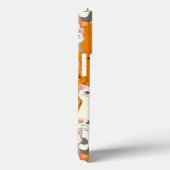 Witte en gember katten patroon groene ogen blauwe Case-Mate iPhone case (Achterkant / Rechts)