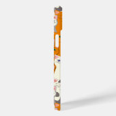 Witte en gember katten patroon groene ogen blauwe Case-Mate iPhone case (Achterkant / Rechts)