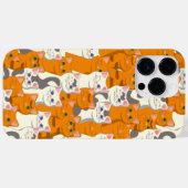 Witte en gember katten patroon groene ogen blauwe  Case-Mate iPhone case (Achterkant (horizontaal))