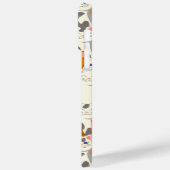 Witte en gember katten patroon groene ogen blauwe  Case-Mate iPhone case (Achterkant / Links)