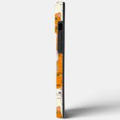 Witte en gember katten patroon groene ogen blauwe Case-Mate iPhone case (Achterkant / Links)