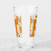 Witte en gember katten patroon groene ogen blauwe glas (Rechts)