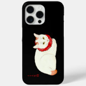 Witte en Ginger Japanse Kat Case-Mate iPhone Case (Achterkant)