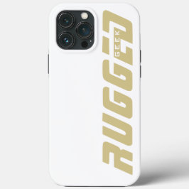witte en goudbruine EEK Case-Mate iPhone Case