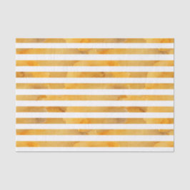 WITTE EN GOUDE STRIPEN MET ALLERLEZEN TISSUEPAPIER