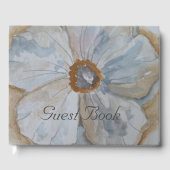 WITTE EN GOUDE STROOM GASTENBOEK (Voorkant)