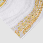 Witte en gouden Agaat Tissuepapier (Detail)