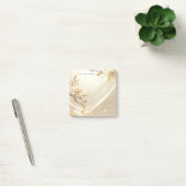Witte en Gouden Bloemen Post-it Notities Post-it® Notes (Kantoor)