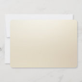 Witte en gouden bloemen Save The Date (Achterkant)