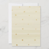 Witte en Gouden Herfst in Liefde Vrijgezellenfeest Kaart (Achterkant)