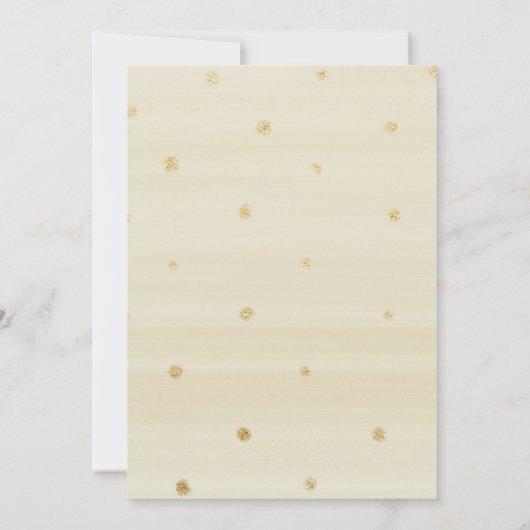 Witte en Gouden Herfst in Liefde Vrijgezellenfeest Kaart (Achterkant)