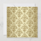 Witte en Gouden Kruis doop Kaart (Achterkant)