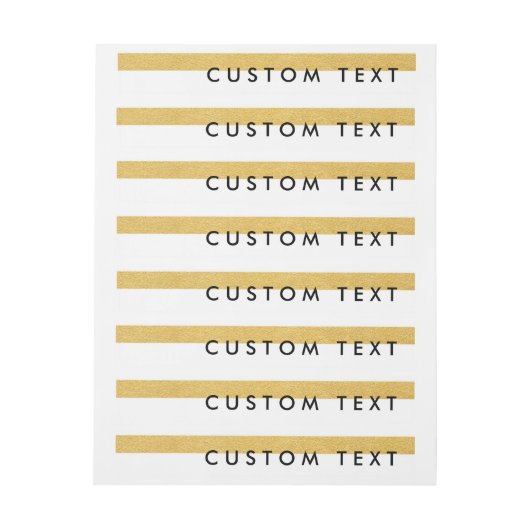 Witte en gouden olietestomp rond Uitnodigde labels Adreslabel Wikkel (Vel)