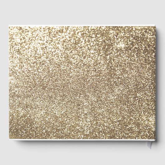 Witte en gouden pompoenen herfst bruiloft gastenboek (Achterkant)