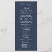 Witte en gouden pompoenen herfst bruiloft programm programmakaart (Achterkant)