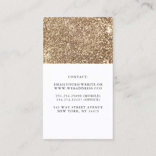 Witte en Gouden Pompoenen Herfst Oogst Decor Visitekaartje (Achterkant)