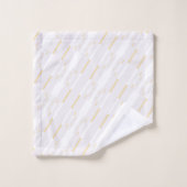 Witte en gouden standaard washandset bad handdoek (Wasdoekje)