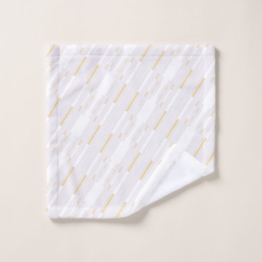 Witte en gouden standaard washandset bad handdoek (Wasdoekje)