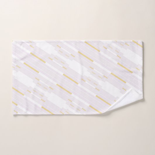 Witte en gouden standaard washandset bad handdoek (Handdoek)