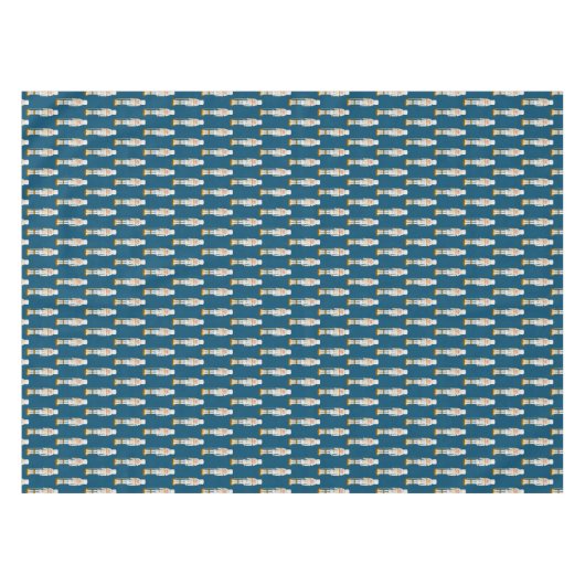 Witte en gouden voedingskrakers Kleine tablet Tafelkleed (Voorkant (Horizontaal))