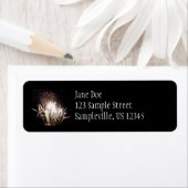 Witte en gouden vuurwerk I Patriotische viering Etiket (Insitu)