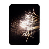 Witte en gouden vuurwerk I Patriotische viering Magneet (Verticaal)