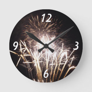 Witte en gouden vuurwerk I Patriotische viering Ronde Klok