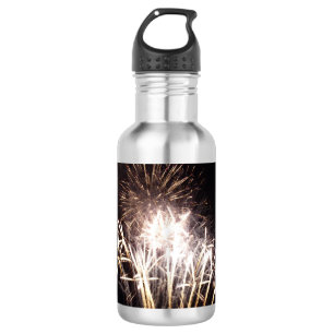 Witte en gouden vuurwerk I Patriottische viering Waterfles