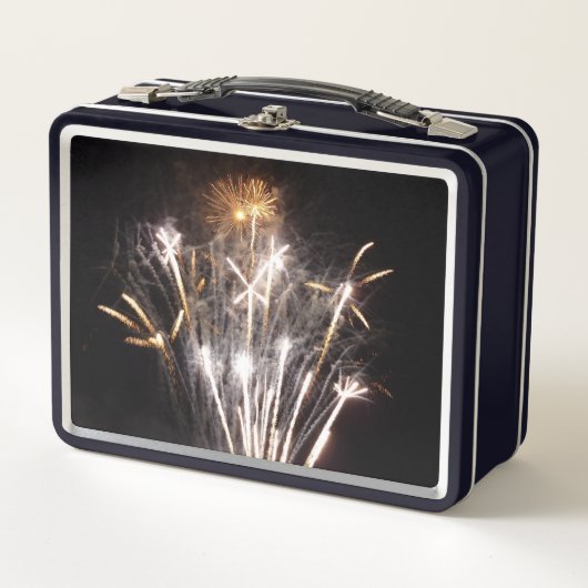 Witte en Gouden Vuurwerk II Patriottische Viering (Voorkant)