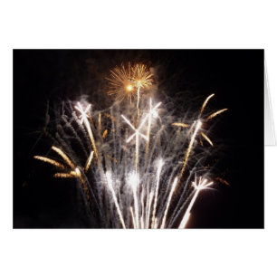 Witte en Gouden Vuurwerk II Patriottische Viering