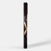 Witte en Gouden Vuurwerk II Patriottische Viering Case-Mate iPhone Case (Achterkant / Rechts)