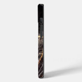 Witte en Gouden Vuurwerk II Patriottische Viering Case-Mate iPhone Case (Achterkant / Links)