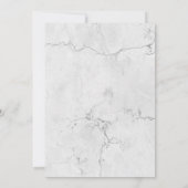 Witte en goudkleurige 50e verjaardag uitnodigingen (Achterkant)