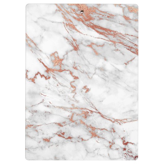 Witte en goudkleurige klembord (Achterkant)