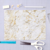 Witte en goudkleurige ontkoppeling of Gift Bag stu Tissuepapier (Craft)