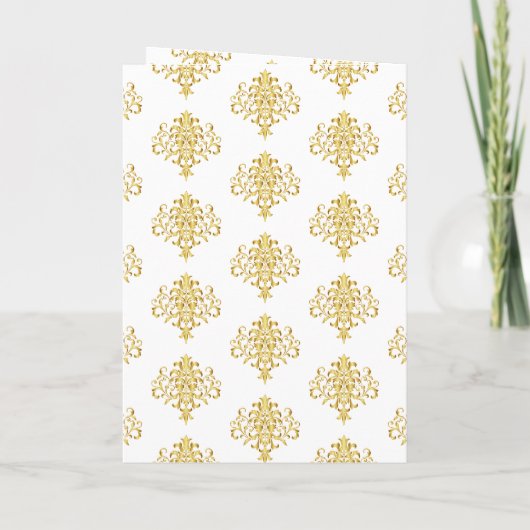 Witte en goudkleurige Patroon (Achterkant)