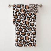 Witte en goudkoortsCheetah - Leopard Pattern Bad Handdoek (Insitu)