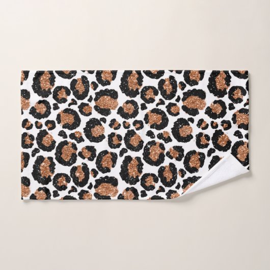 Witte en goudkoortsCheetah - Leopard Pattern Bad Handdoek (Handdoek)