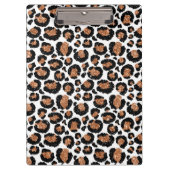 Witte en goudkoortsCheetah - Leopard Pattern Klembord (Voorkant)