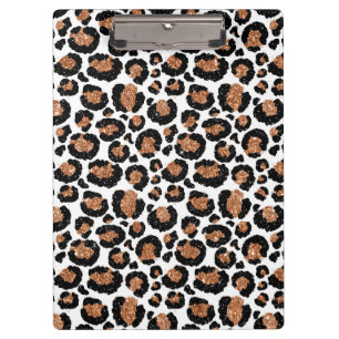Witte en goudkoortsCheetah - Leopard Pattern Klembord