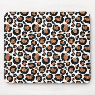 Witte en goudkoortsCheetah - Leopard Pattern Muismat
