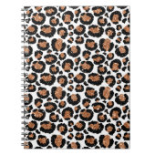 Witte en goudkoortsCheetah - Leopard Pattern Notitieboek (Voorkant)