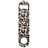 Witte en goudkoortsCheetah - Leopard Pattern Speed Flessenopener (Achterkant)