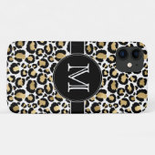 Witte en goudluipaard Case-Mate iPhone case (Achterkant (horizontaal))