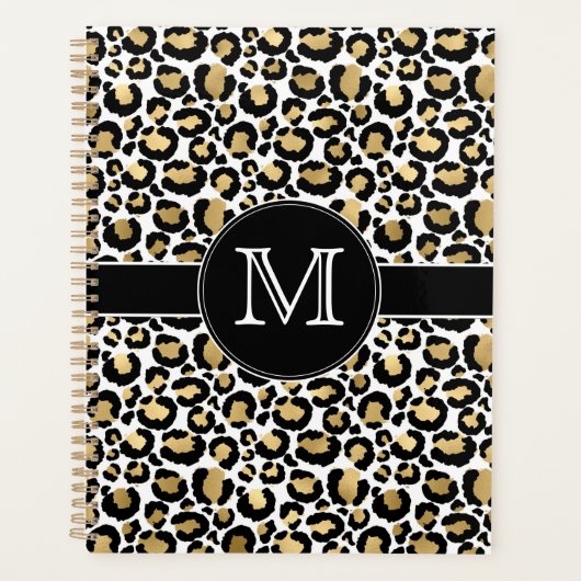 Witte en goudluipaard planner (Voorkant)
