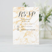 Witte en goudmarmer (Staand voorkant)