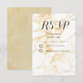 Witte en goudmarmer (Voorkant / Achterkant)