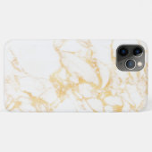 Witte en goudmarmer Case-Mate iPhone case (Achterkant (horizontaal))