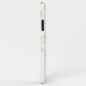 Witte en goudmarmer Case-Mate iPhone case (Achterkant/rechts)