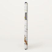 Witte en goudmarmer Case-Mate iPhone case (Achterkant / rechts)
